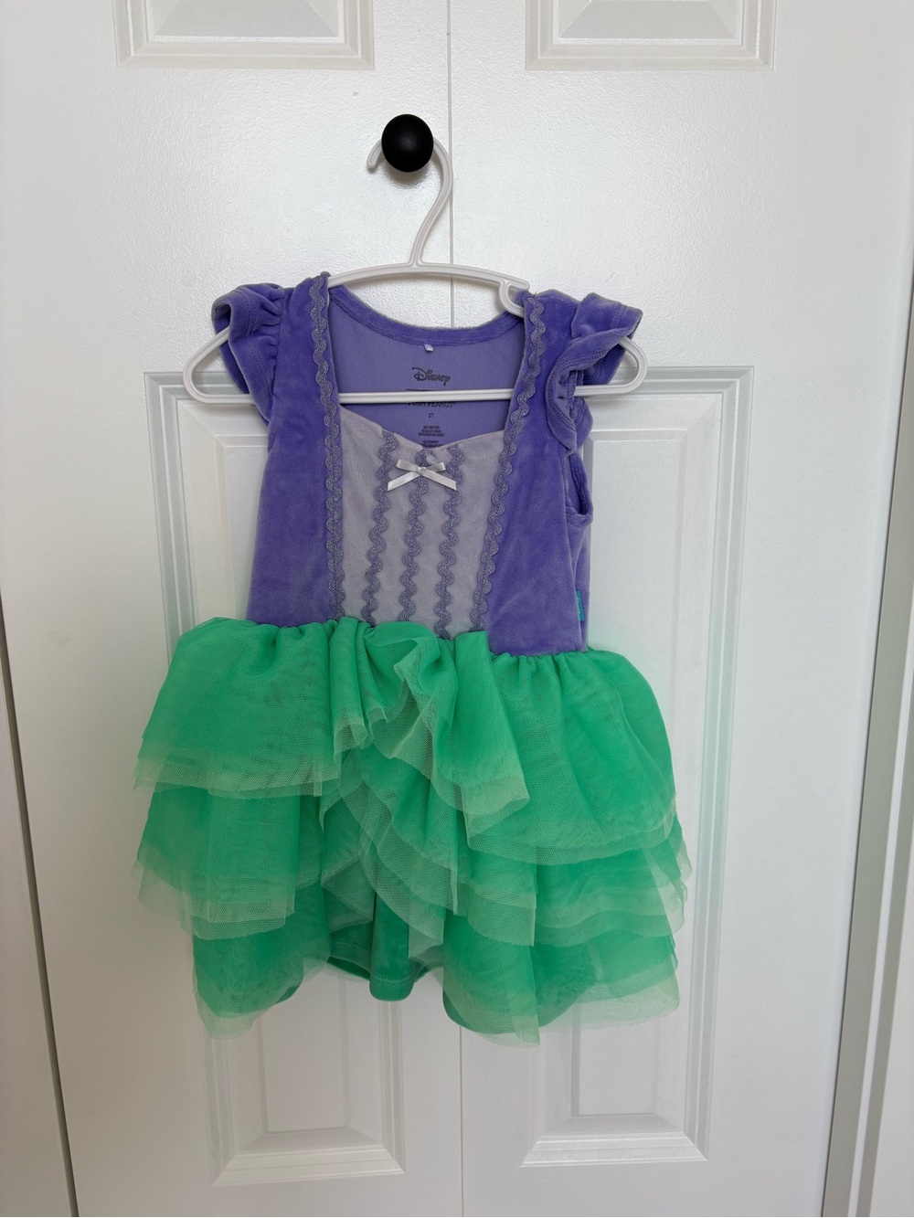 NWOT 2T Posh Peanut Disney Ariel Velour Dress